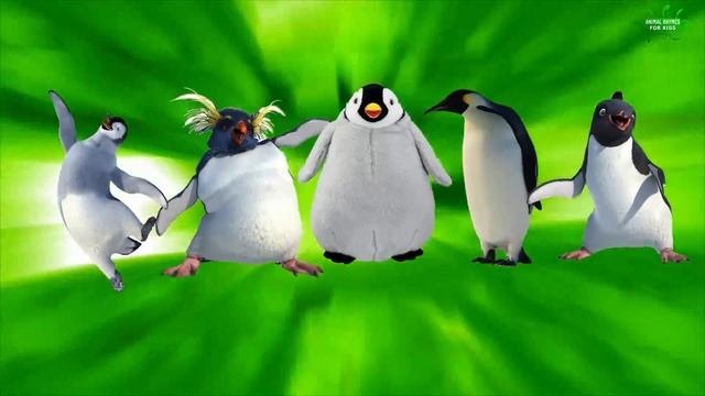 Finger Family Penguins Cartoon | Nursery Rhymes For Children | Penguins Finger Family Rhymes
