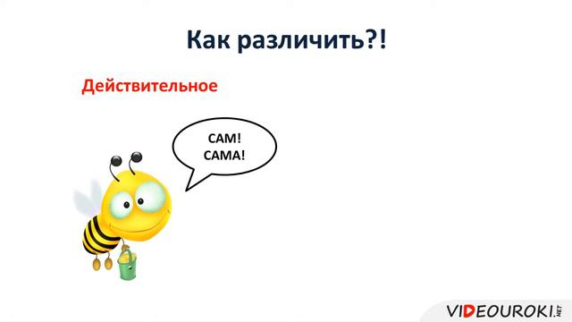Действительные и страдательные причастия