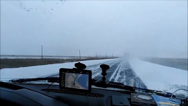 На машине зимой Омск Краснодар часть 2