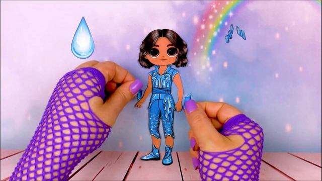 Маринетт, Эльза, Изабела, Харли Квинн 4 Стихии: Огонь, Вода, Земля и Воздух ???☁️ Идеи из бумаги DI смотреть онлайн