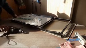 Рекламный щит из композита. Торцевой указатель