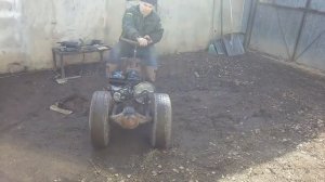 SUPER тачка!!! Самодельная ,самоходная.