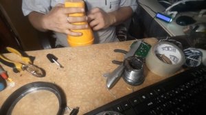 Ремонт фонаря фотон с металлолома.