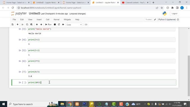 Python for beginners Tamil Part 1 | jupyter notebook