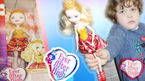 Распаковка Эпл Уайт Apple White Ever After High обзор на русском