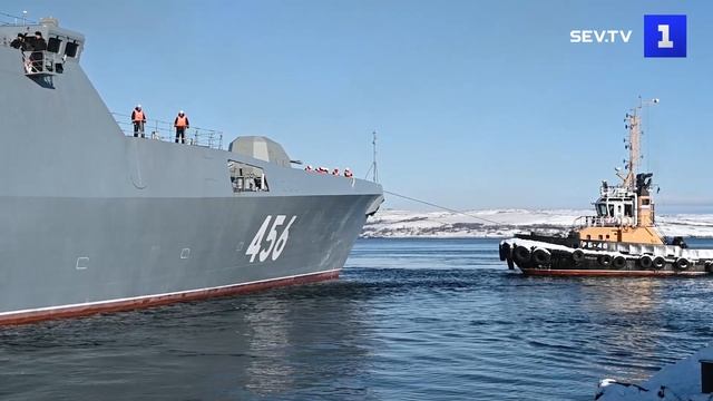 В Североморск прибыл новейший фрегат «Адмирал Головко»