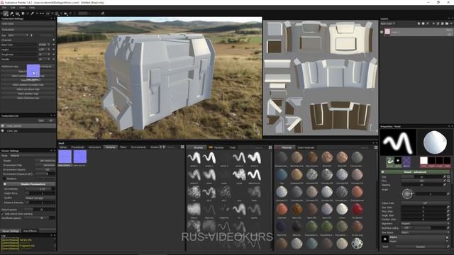 Substance Painter для новичков - полный курс: 03 - Импорт текстур