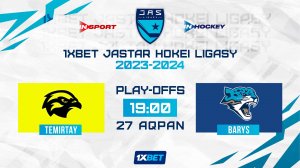 TEMIRTAÝ - BARYS 27.02.24 ? 1xBet - JASTAR HOKEI LIGASY 2024