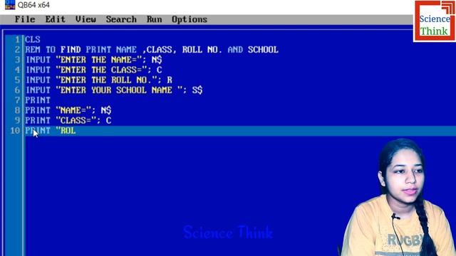 Program to Print Name,Class,Roll No.,School -Qbasic Programs in Hindi |Computer Programming Languag смотреть онлайн