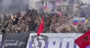 Бойцы ЧВК Вагнер в г.Бахмуте спели гимн СПАРТАКА!!!