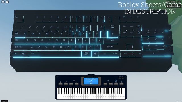 Billie Eilish - everything i wanted (EASY Roblox/Virtual Piano Tutorial) смотреть онлайн