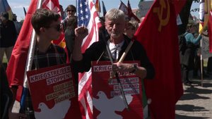 В немецком Торгау отмечают годовщину встречи на Эльбе советских и американских войск