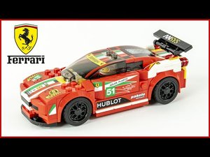 LEGO Speed Champions 75908 458 Italia GT2 Скоростная сборка для коллекционеров