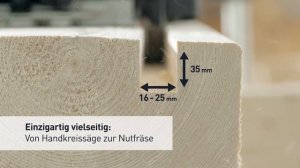 Festool Handkreissäge HK 85 EB - Der Alleskönner für den Holzbau.