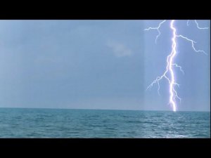 В СОЧИ ШТОРМ,ГРОЗА,ГРОМ,МОЛНИЯ/СОЧИ 8 ИЮЛЯ /РЕЛАКС ШУМ МОРЯ