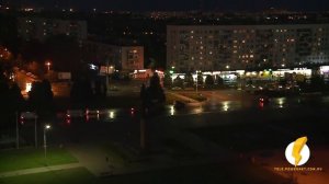 Осенний город Волжский (Timelapse).