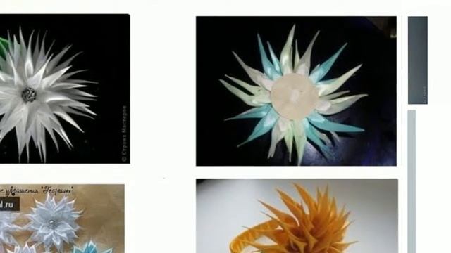 Канзаши. Как сделать цветок хризантемы смотреть онлайн