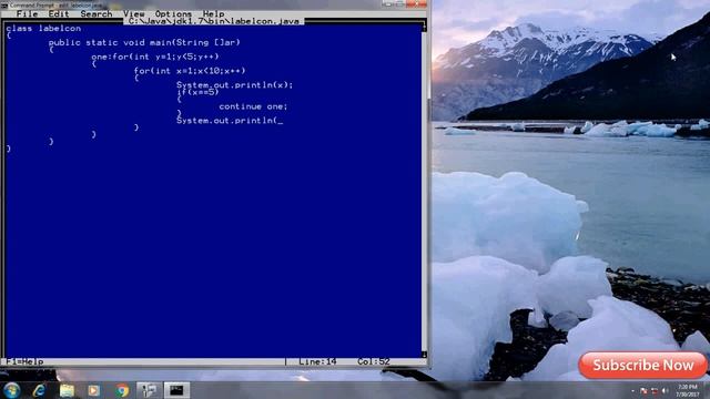 Explain Labelled Continue in JAVA смотреть онлайн