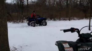 Kenda Bear Claw HTR tire 1st Snow Test and Ride
