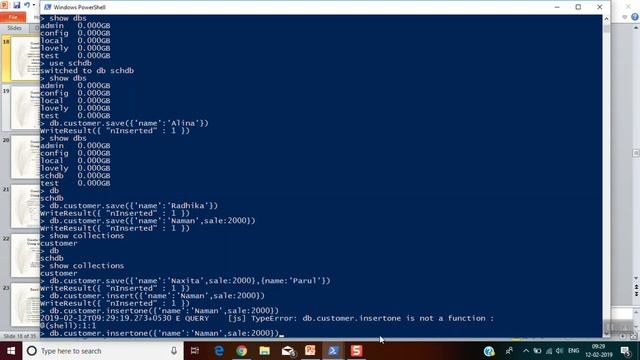 MongoDB CRUD Operation Creating Documents смотреть онлайн