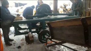 Кривошипно-шатунный дровокол. (В работе)