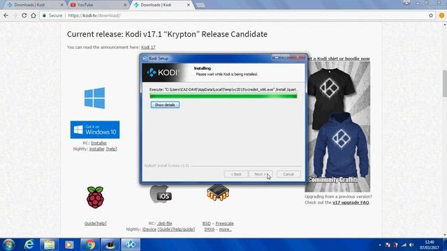 HOW TO INSTALL KODI 17 KRYPTON ON WINDOWS 10 смотреть онлайн