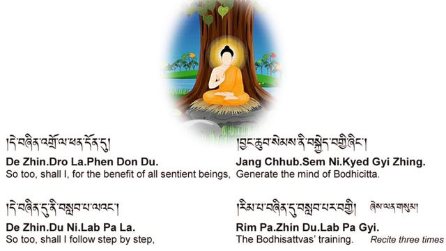 “Daily Bodhisattva Vow prayer” བྱང་ཆུབ་སེམས་སྡོམ།/Profound View/Refuge Prayer “Profound View” смотреть онлайн