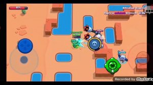 jugando con pearl y los en todos contra uno (brawl stars)