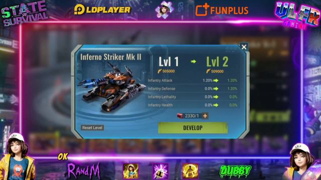 State of Survival : Full Preview Tank System