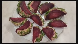 Оригинальная закуска к праздничному столу. Форшмак в свекле