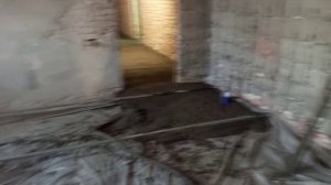 Заливка плиты по грунту из Полистеролбетона.