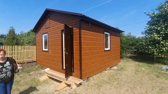 Каркасный дачный домик  5х5м от компании Лесное раздолье Омск