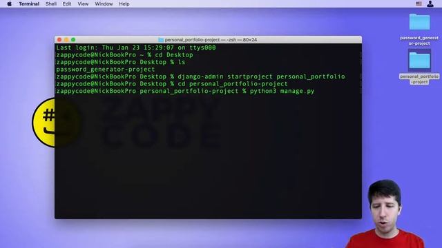 002  New Project and Apps | Full stack Development | Django | Python | Full Course |