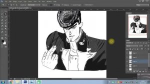 HOW TO MAKE JOJO'S BIZZARE ADVENTURE PHOTOSHOP PART 2 | COMIC & MANGA DRAWING | EASY DRAW STEPS