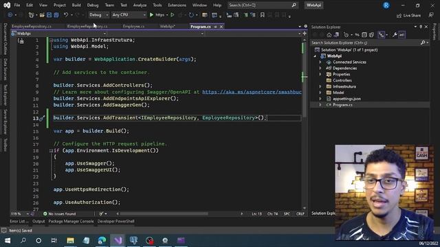 Web API C# | ASP.NET Core 7.0 | Aula 02 | Entity Framework Core | PostgreSQL