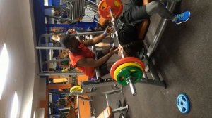 Жим лежа 125 на 5 собственный вес 77 кг