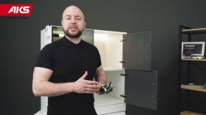 Черные петли с 3D регулировкой AKS