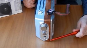 Радиоприемник рп 205 с питанием от аккумулятора, батареек и сети