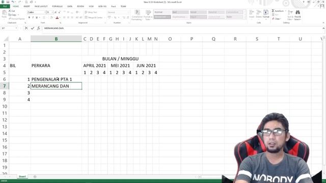 CARA BUAT CARTA GANTT GUNA MICROSOFT EXCEL смотреть онлайн