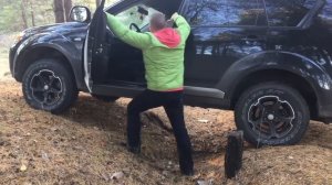 Диагональное вывешивание Mitsubishi outlander XL