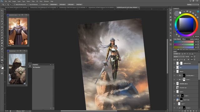 Photoshop Speed Art – Fantasy Goddess Book Cover