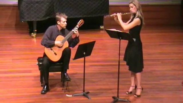 Pavane op. 50 Gabriel Fauré for guitar and flute смотреть онлайн