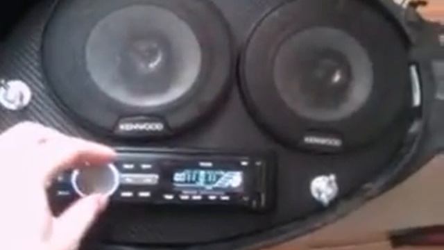 Музыка на скутер. От SECYRITI , первый результат!!!