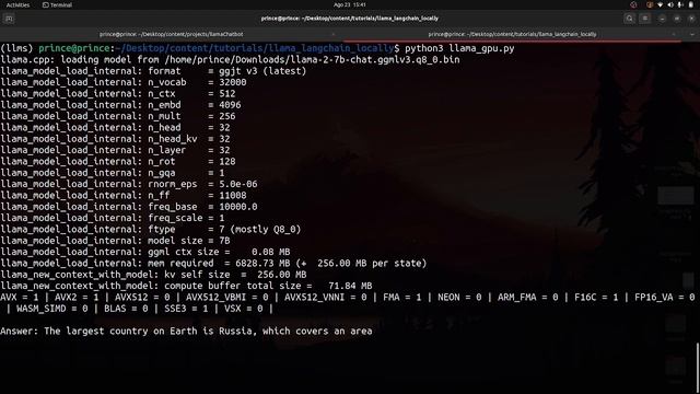 How to Run LLaMA Locally on CPU or GPU | Python & Langchain & CTransformers Guide