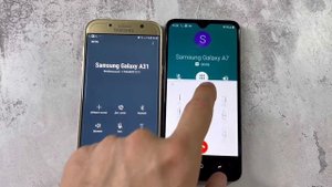 Incoming Call Black Fox BM441S android 8 & Samsung Galaxy A7