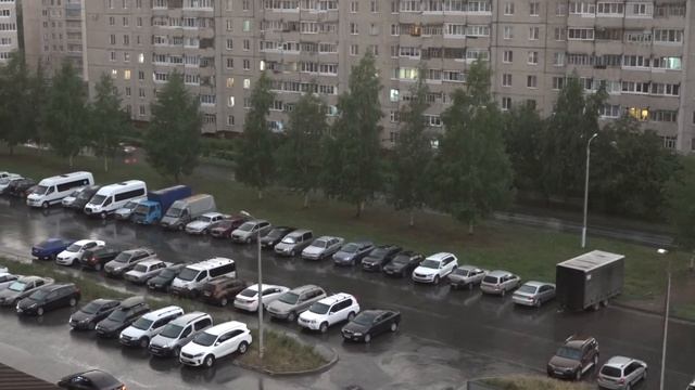 Родители где Ваши Дети во время грозы Велосипедист Вокруг Гром и Молнии Новочебоксарск 28 06 2021