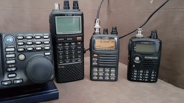 Yaesu VR-5000 vs Yaesu VR-500 vs Icom IC-R20 vs Kenwood TH-F6a (MW-SW) смотреть онлайн