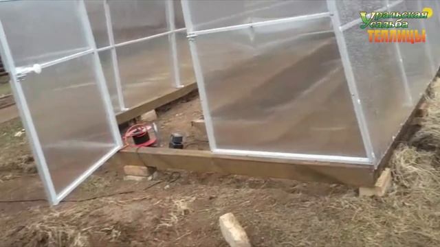 ТЕПЛИЦА СЪЕМНАЯ КРЫША! СНЯЛ НА ЗИМУ И СНЕГ В ТЕПЛИЦЕ! ЛЕТОМ ЖАРА НИПОЧЕМ!