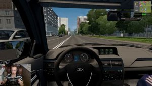 ВАЗ-2110 Десятка | City Car Driving + Logitech G29