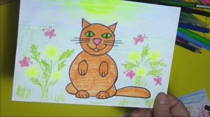 Как нарисовать кота/Рисуем с ребёнком